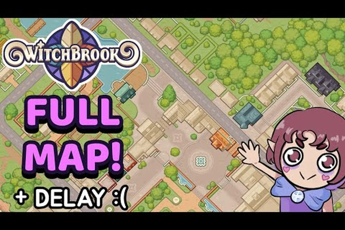 Witchbrook All Locations: Full Map of Mossport and Beyond